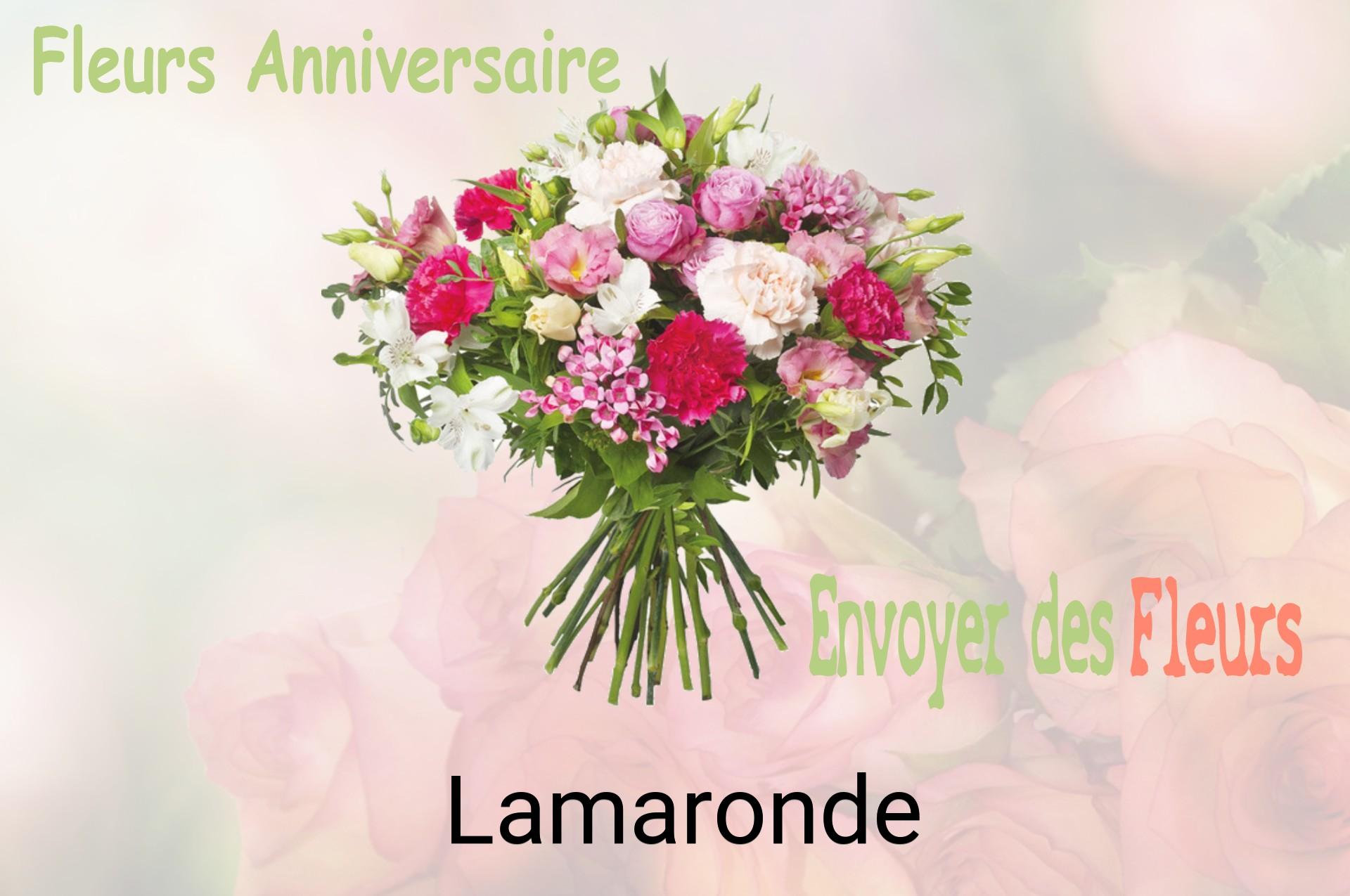 Bouquet de fleurs d’anniversaire livré à Lamaronde